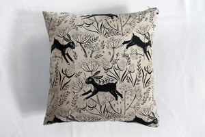 Leaping Hare Cushion